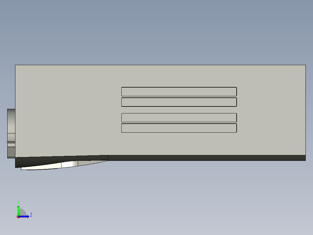 基恩士ML-G9371_kc图纸模型左视图