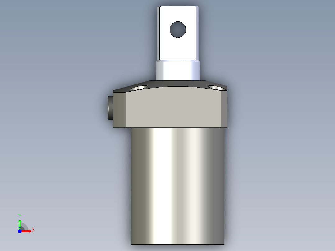KOSMEKLHS0750-Cx-P多系列多零件图纸模型前视图