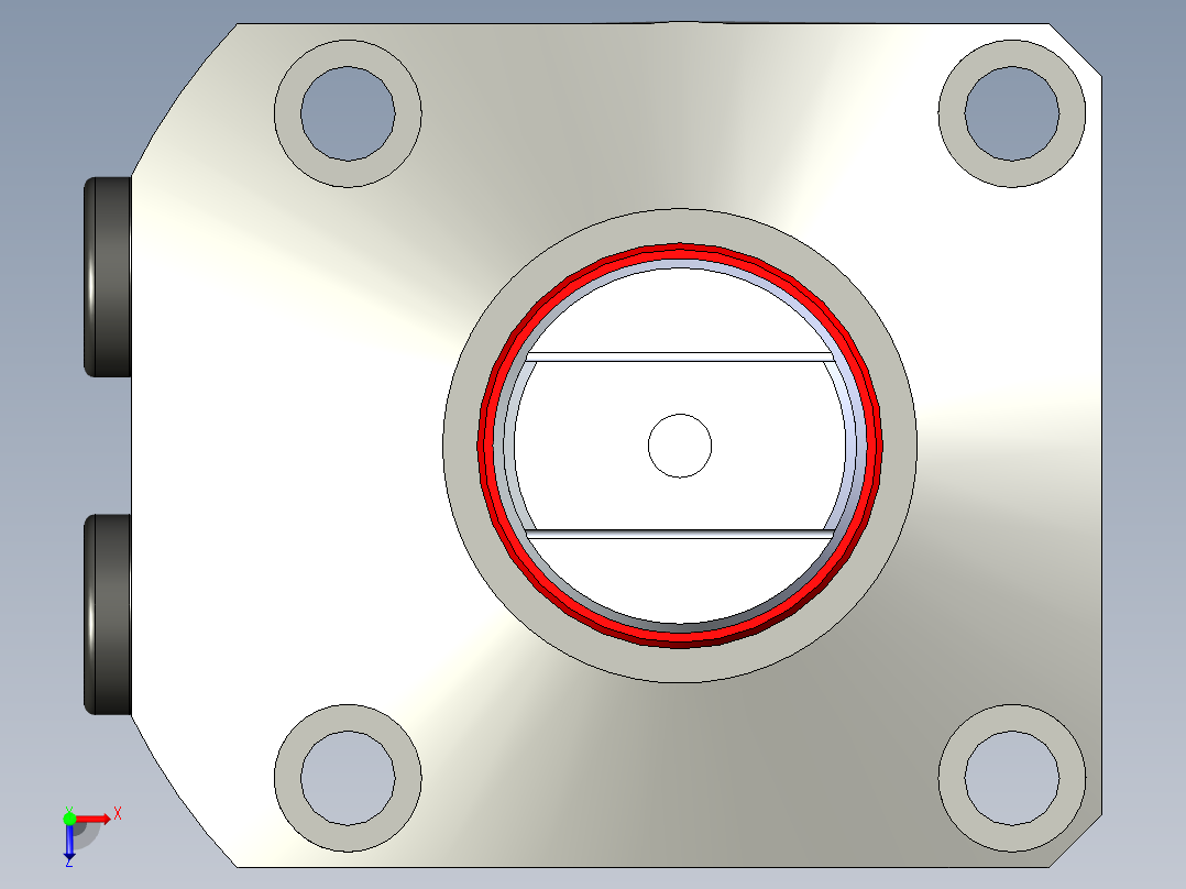 KOSMEKLHS0750-Cx-P多系列多零件图纸模型俯视图