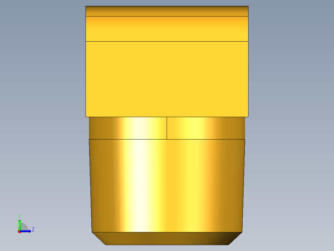 倒齿式工业管接头Hose Barb 90Deg Elbow to Male Pipe 129HB-5-6左视图