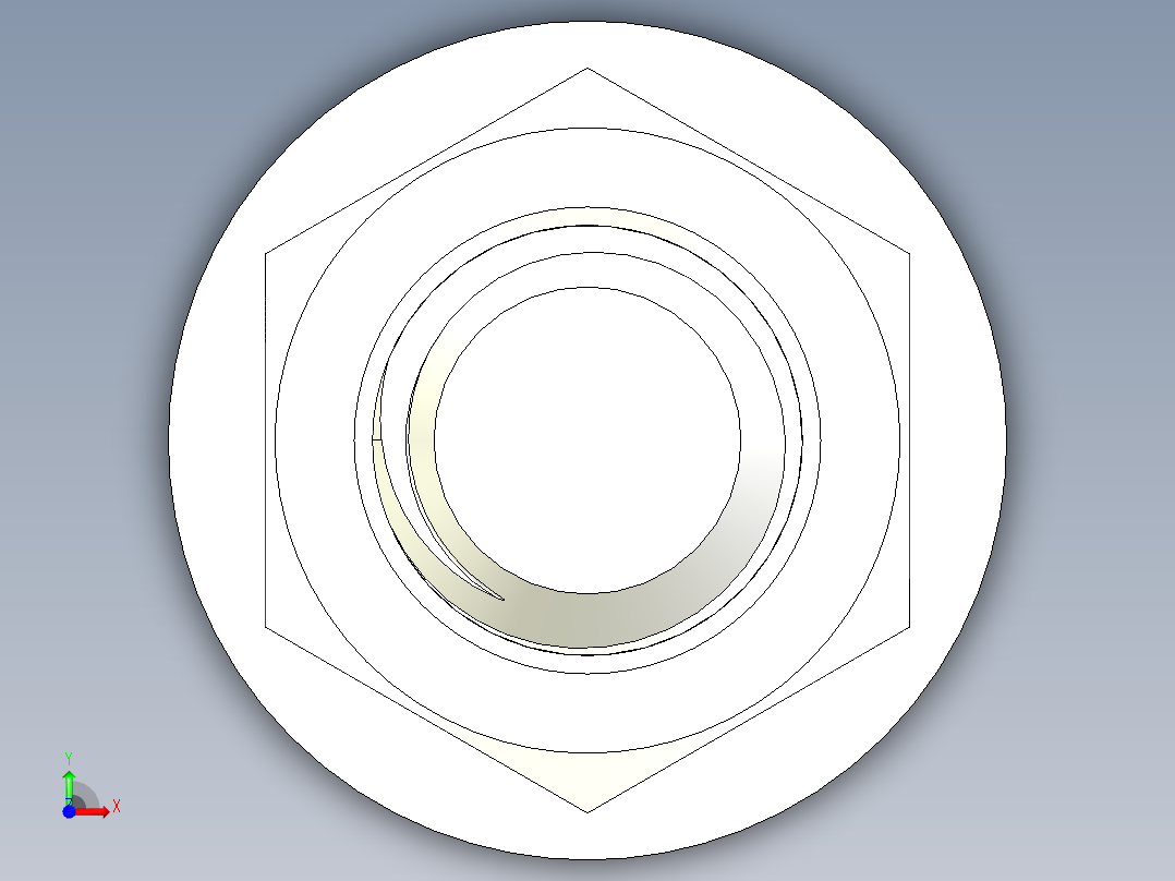 螺栓和螺母-M14 X 2.0.rar前视图