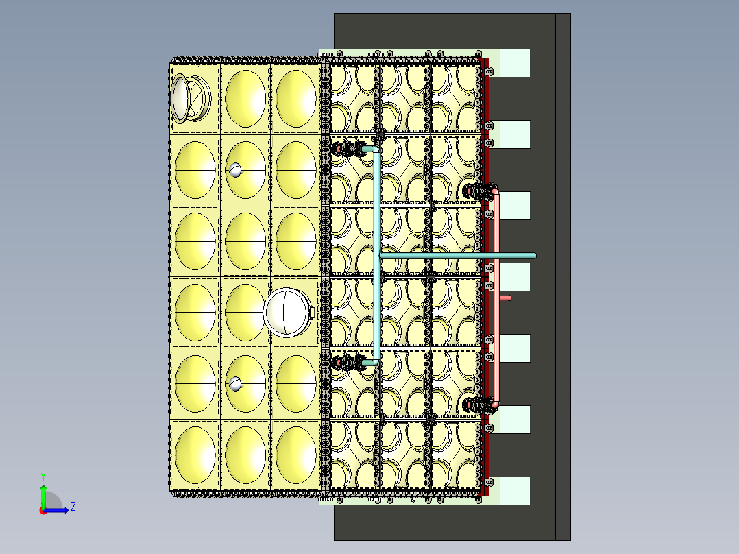 水箱模型图1283250===vip左视图