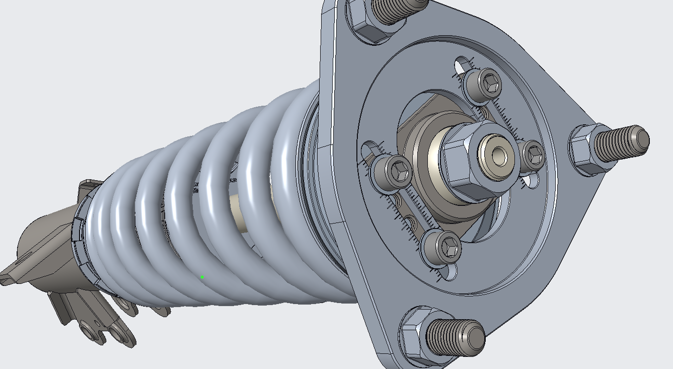 单极管式卷筒避震器