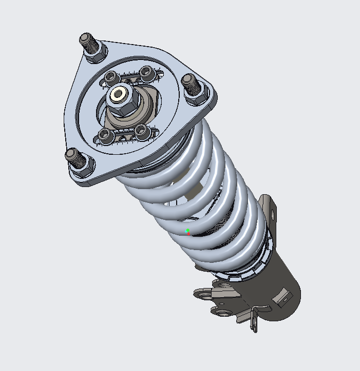 单极管式卷筒避震器