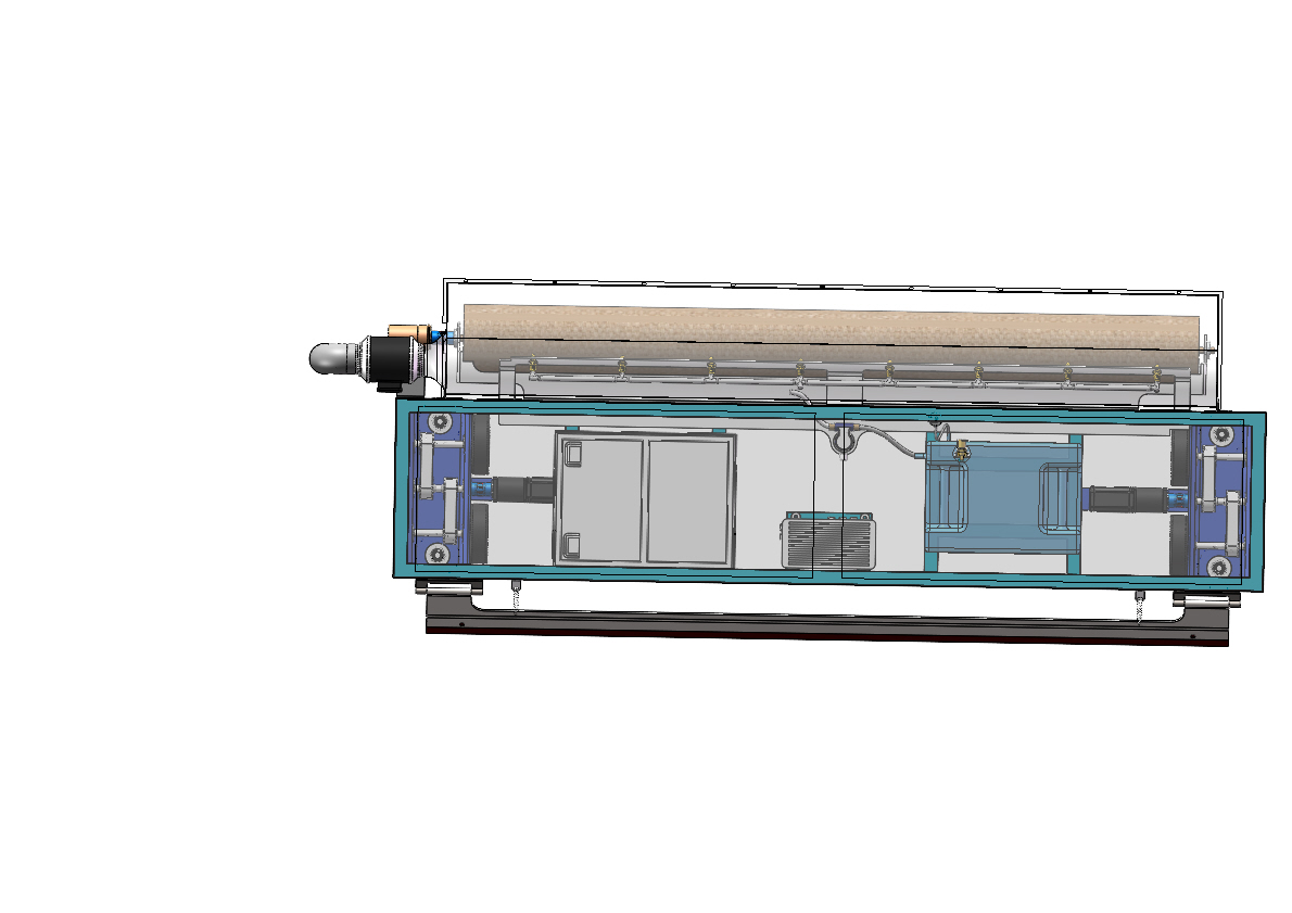 光伏清洁机器人3D+2D
