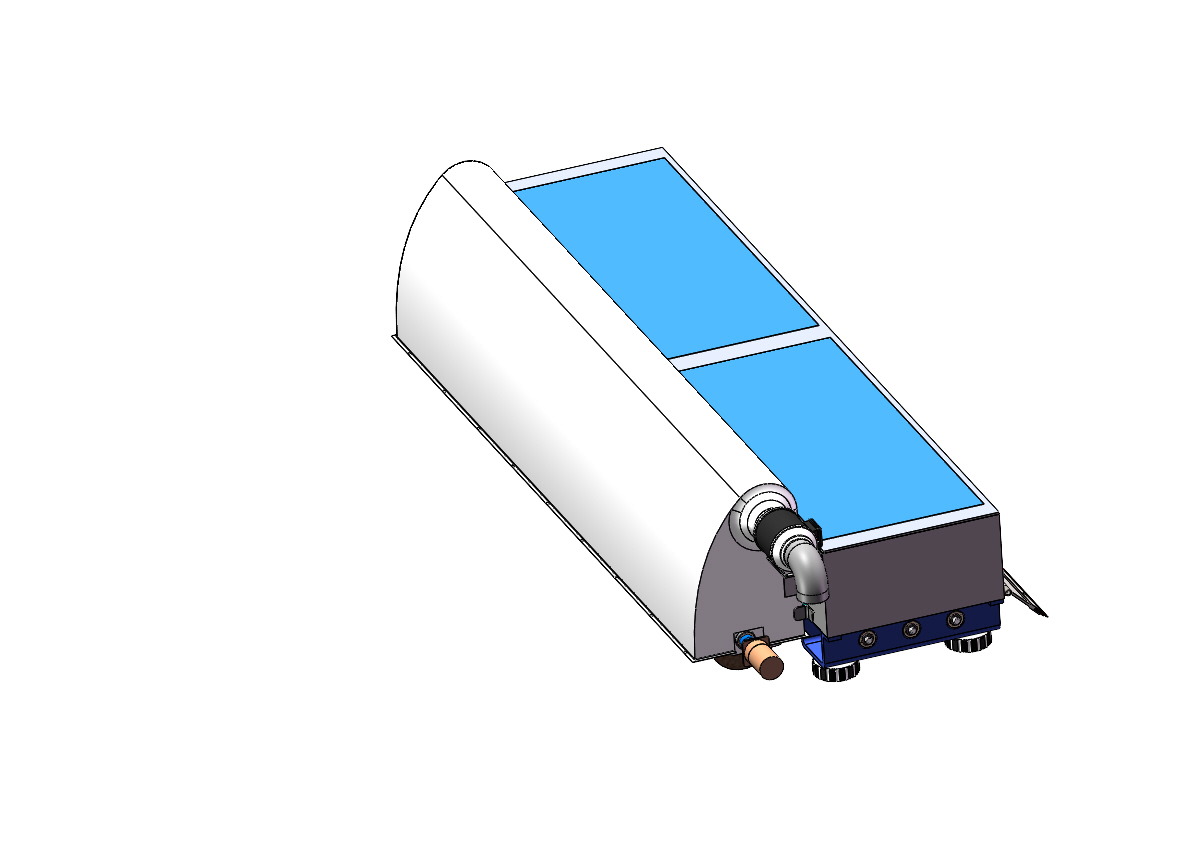 光伏清洁机器人3D+2D