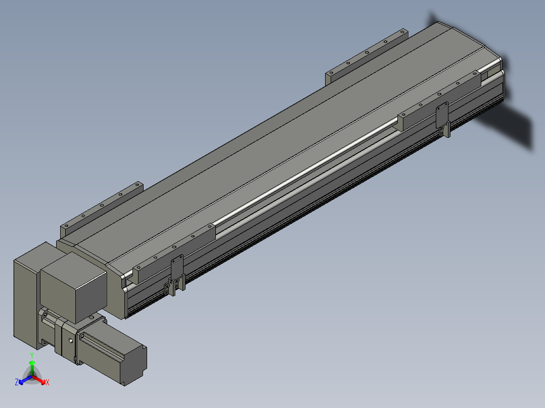 直线模组LHB21-L40-S750-LD设计图纸