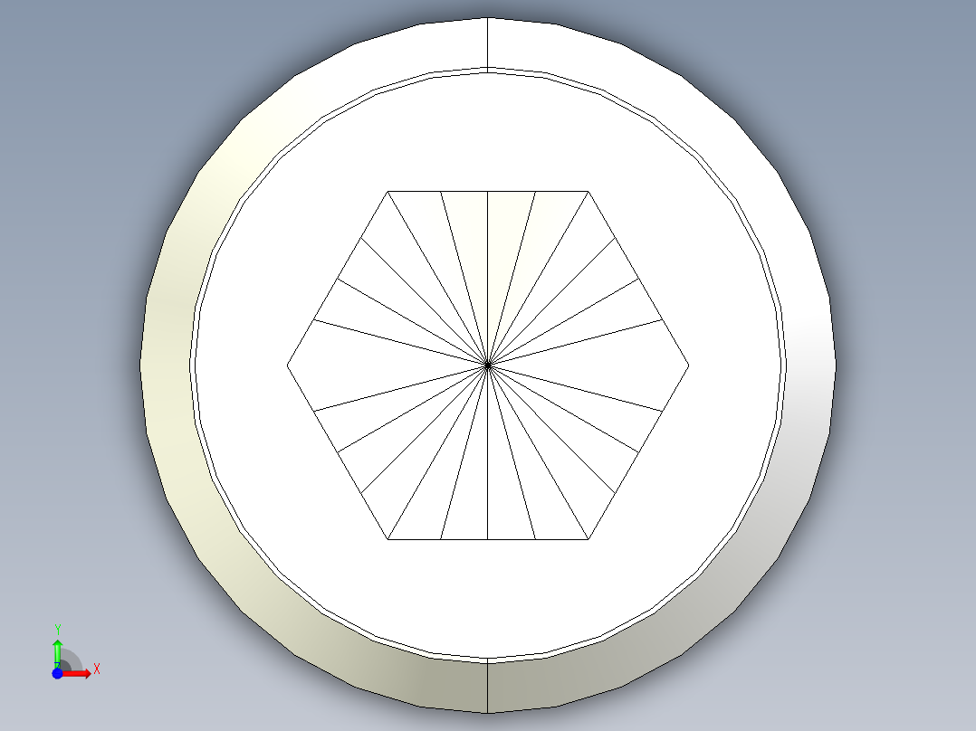 水平調整腳座連結螺絲2254-3D多系列多零件图纸模型前视图