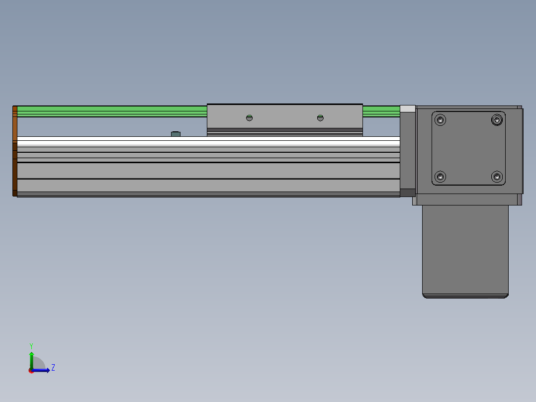 MTB同步带半封闭MTB10-LD-60左视图