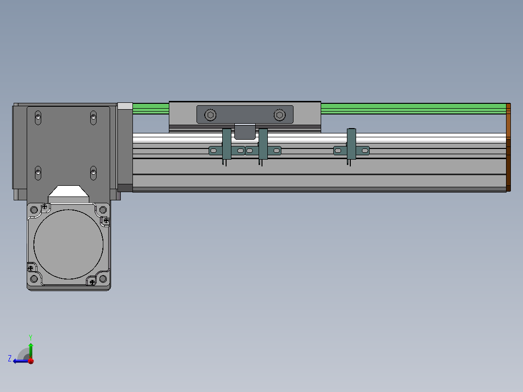 MTB同步带半封闭MTB10-LD-60右视图