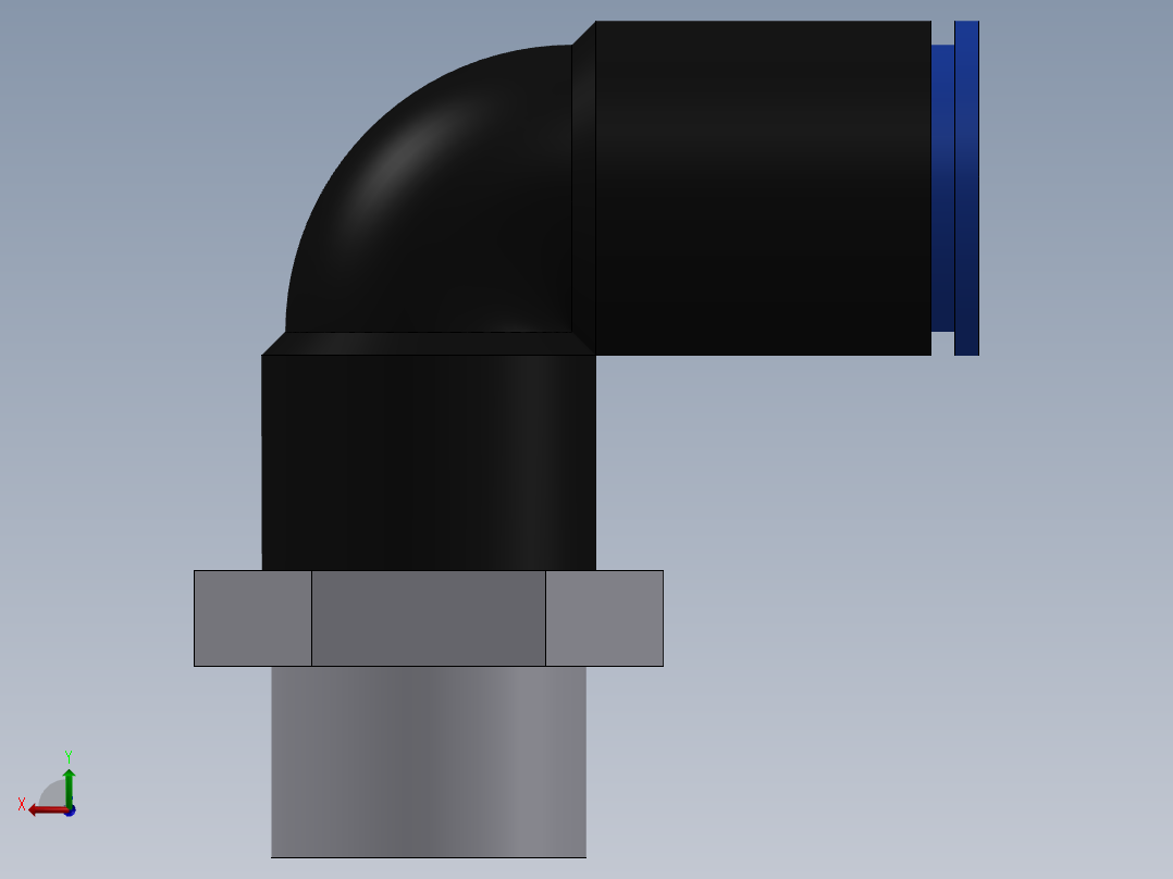 Ø8 x 1-4G COTOVELO 90° MACHO GIRAT. (C02470828)后视图