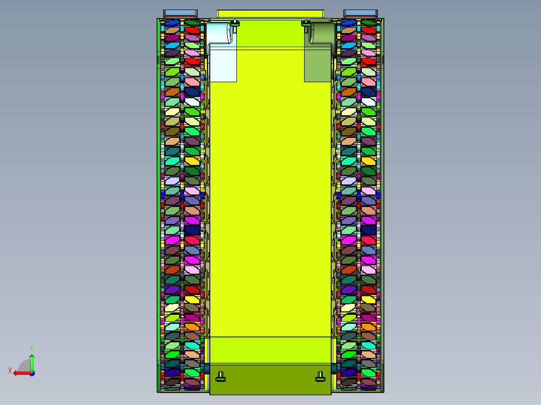 超小型迷你小坦克后视图