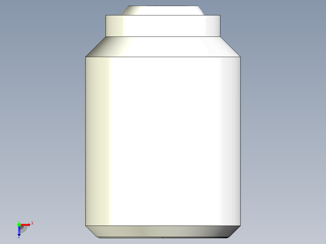 半圓定位珠螺絲(平面A)2272-3D多系列多零件图纸模型俯视图