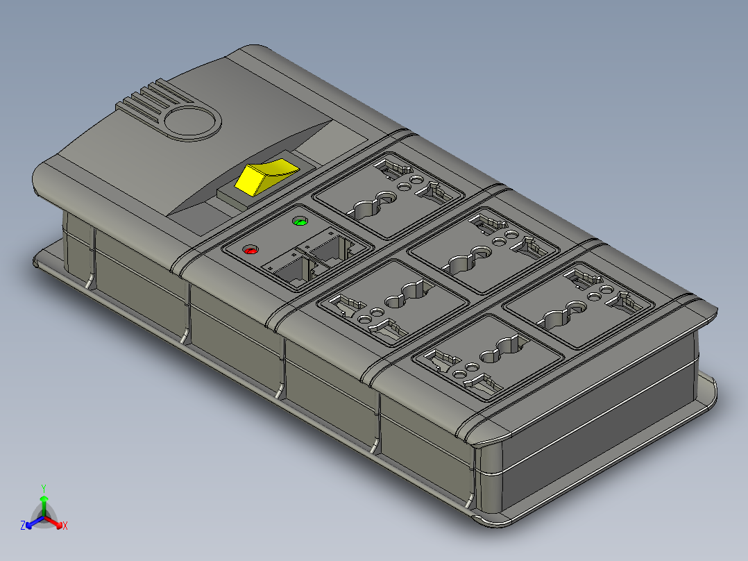 国标电源排插15孔+2网线 STP PROE