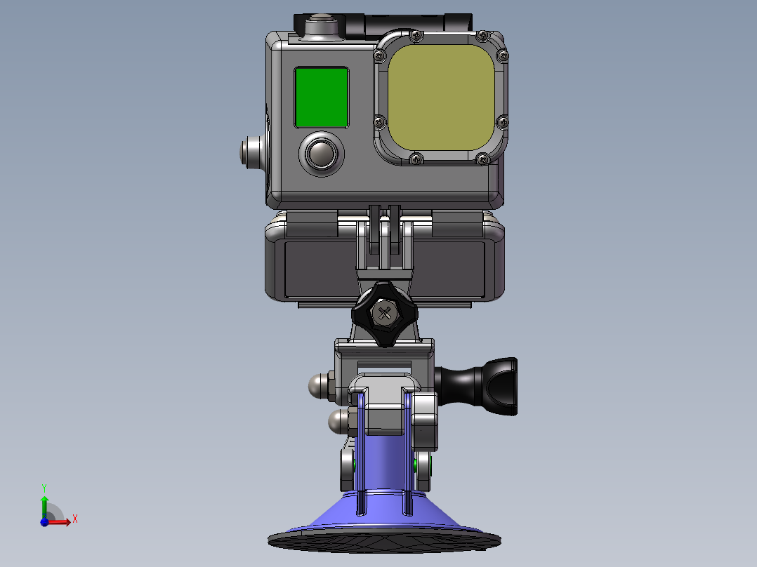 数码相机前视图