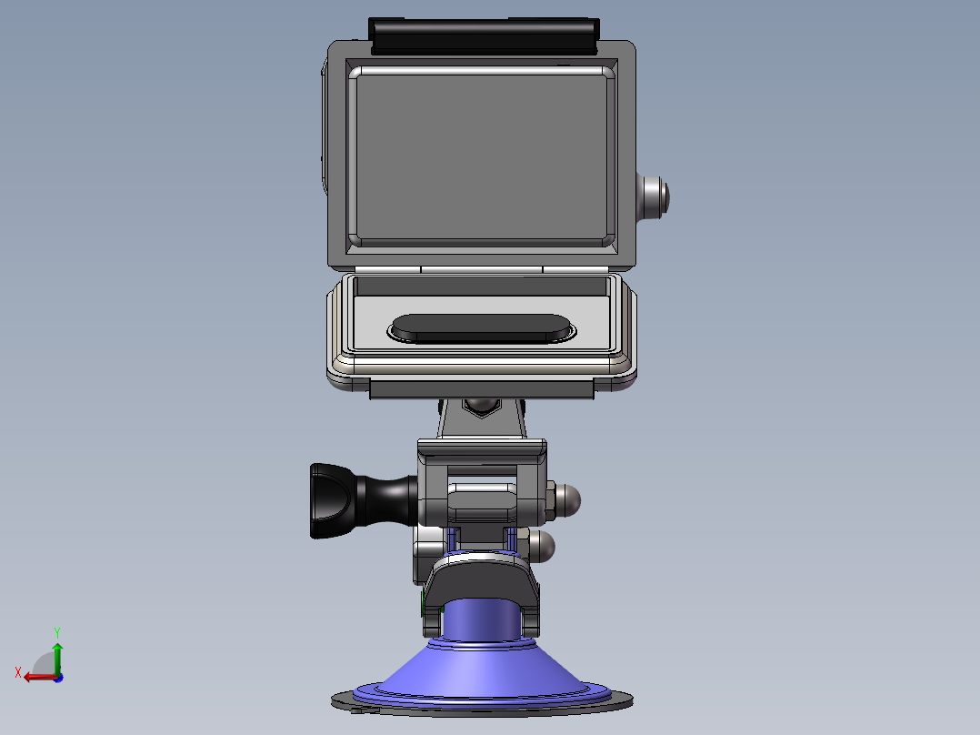 数码相机后视图