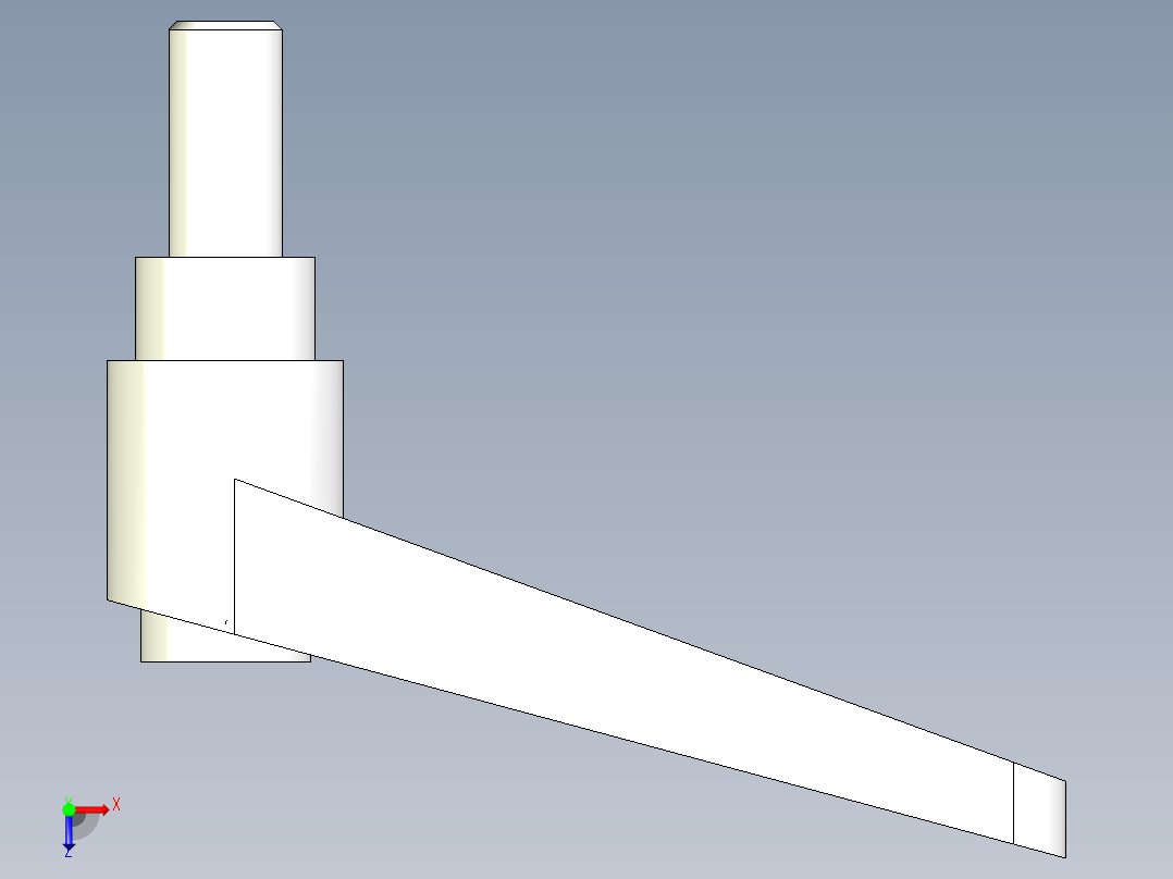 調整式把手(鋅合金)2439(B)-3D多系列多零件图纸模型俯视图