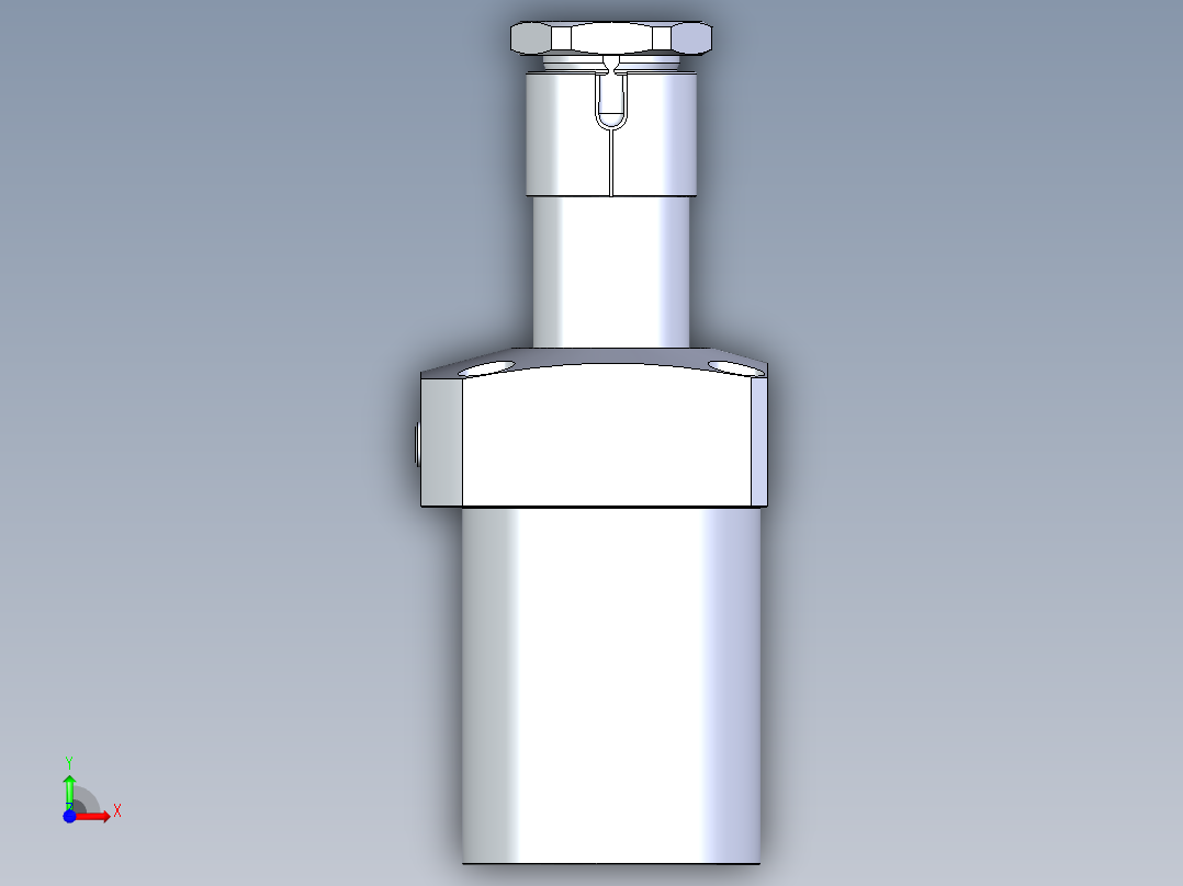 KOSMEKLHA1050-GR-Q35多系列多零件图纸模型前视图