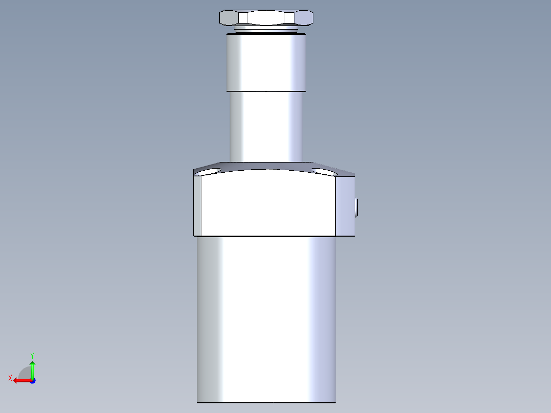 KOSMEKLHA1050-GR-Q35多系列多零件图纸模型后视图