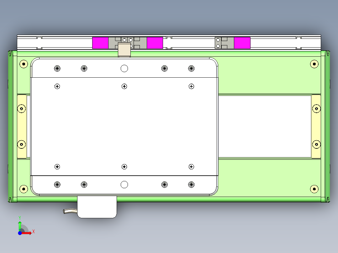 威洛博LC系列3d模型模组LC17E2Y-S100前视图