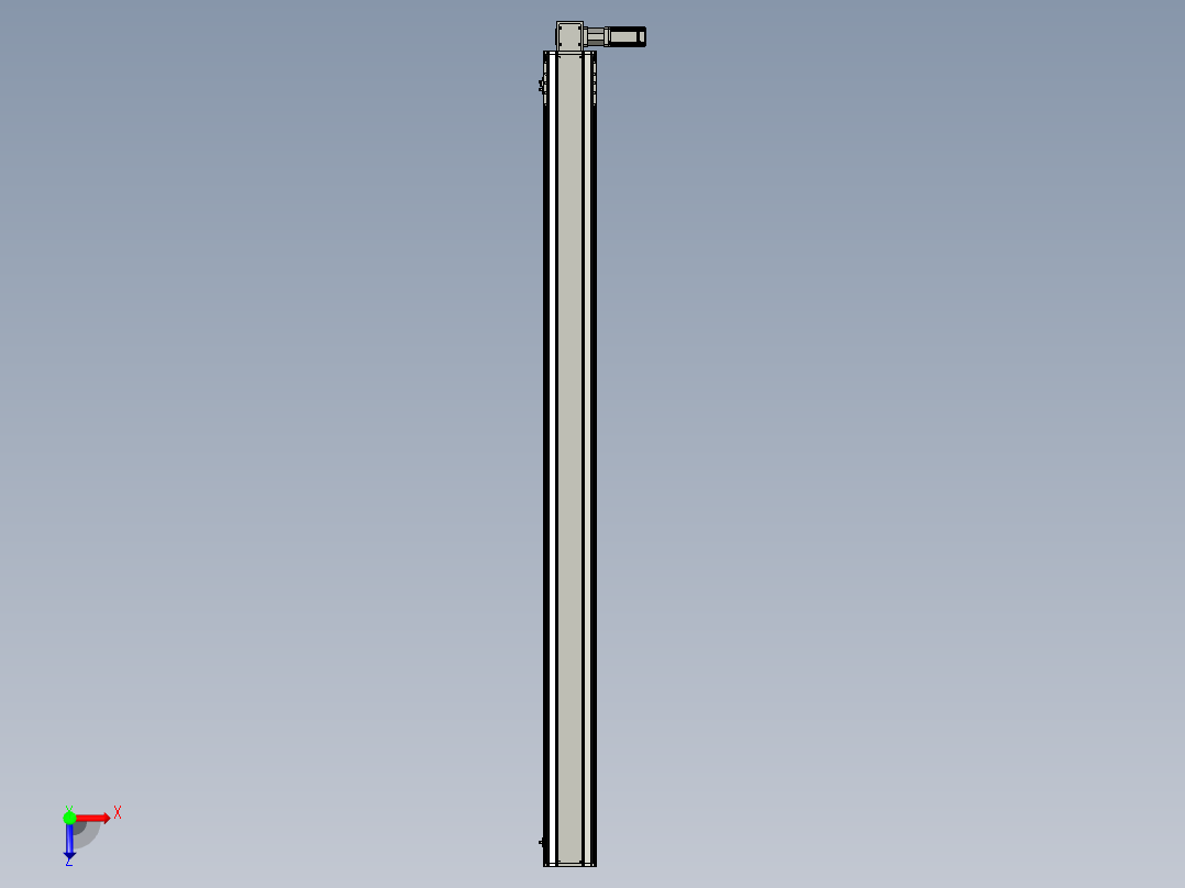 东锦同步带传动-直线滑台模组DH170B-L150-S2300-BL-P400W-C3俯视图