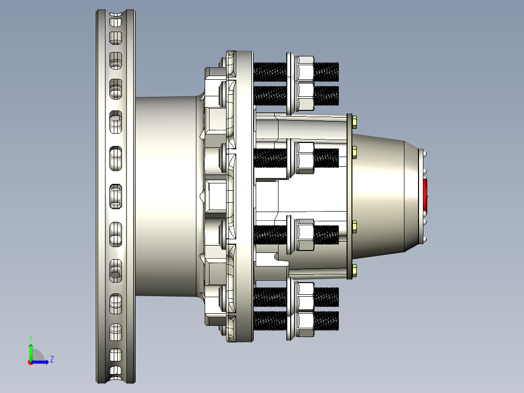 制动器 (19)左视图