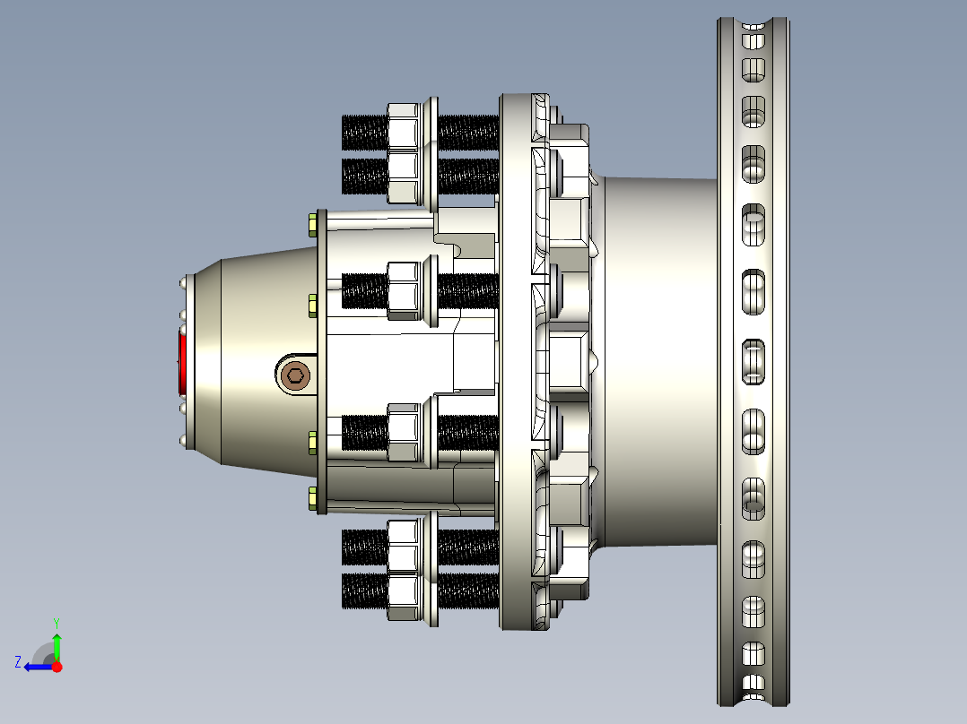 制动器 (19)右视图