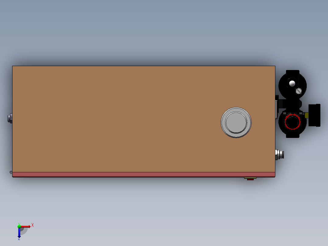 冲压机械手sw18可编辑俯视图