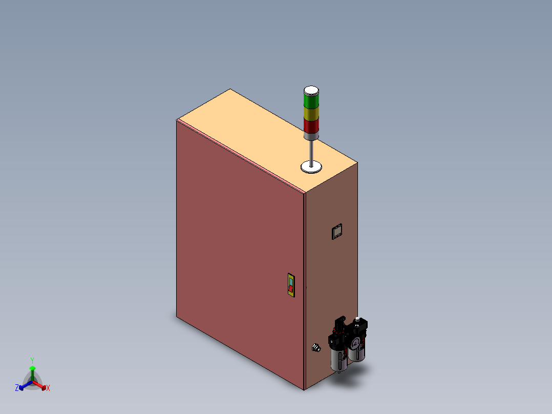 冲压机械手sw18可编辑正等轴测图