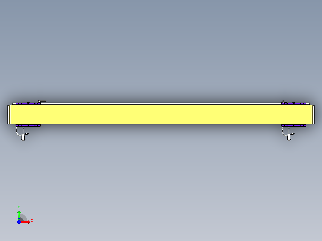 威洛博VL系列3d模型模组2VL14S2Y-S1750前视图