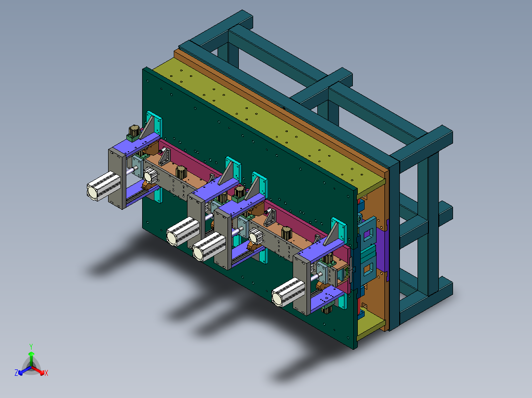 自制加长版冲压模