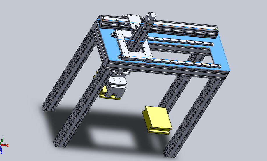 使用单轴机器人的中载传送组