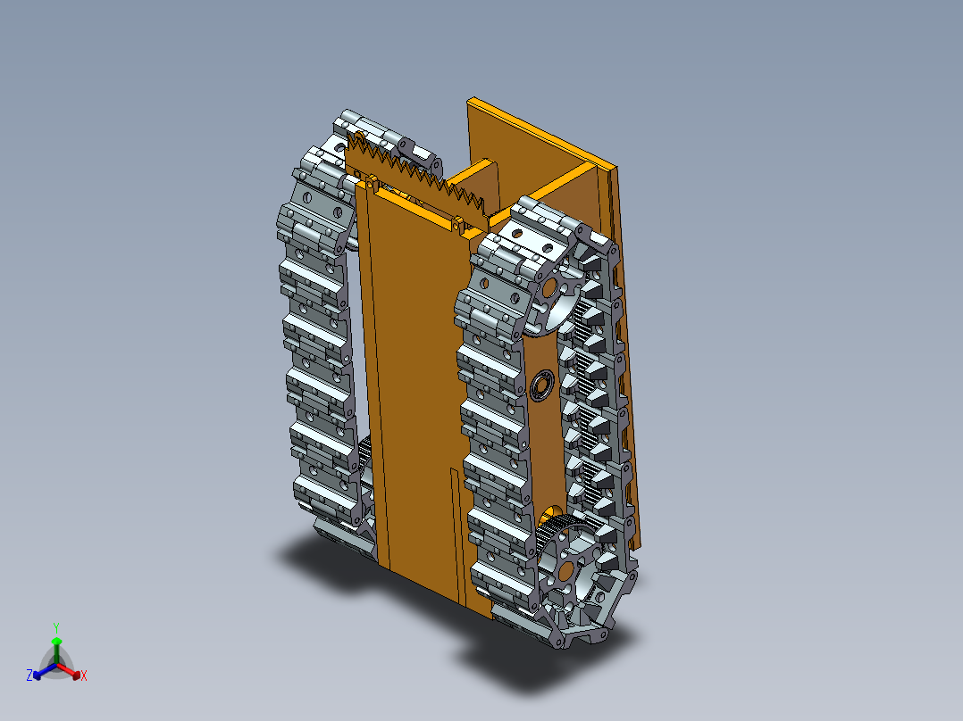 除草机正等轴测图