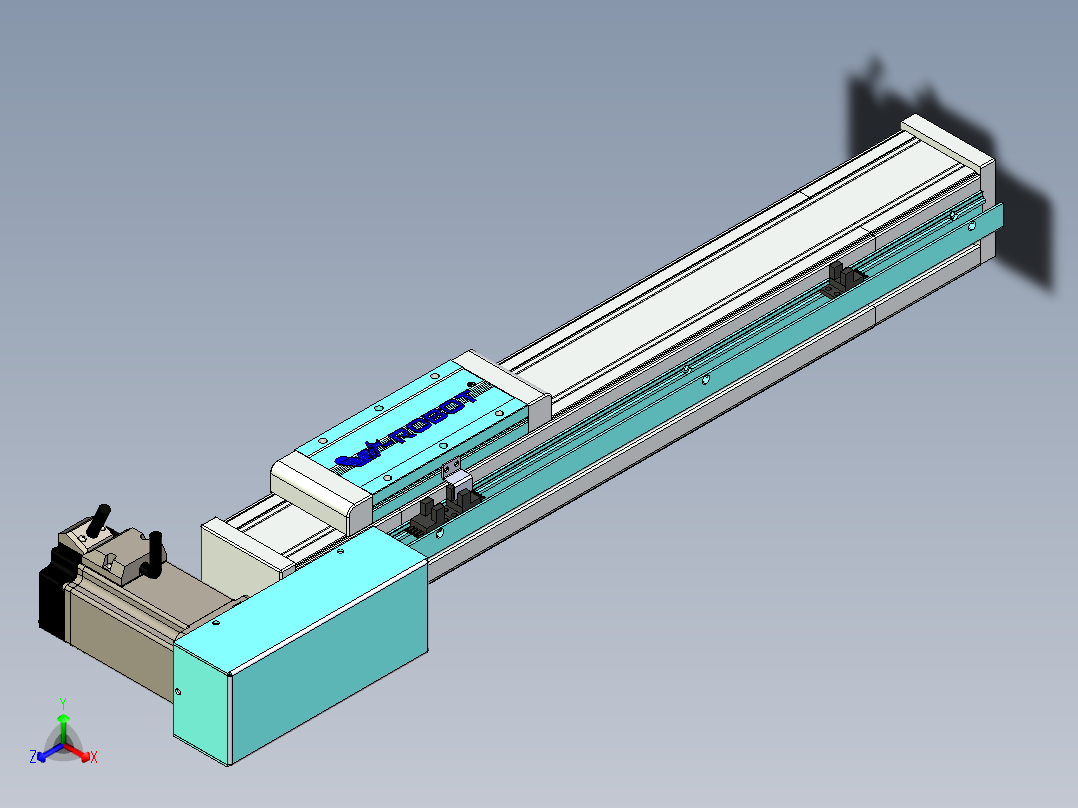 欧规系列-LB6A-L65-S300-BL-ZP40-C3正等轴测图