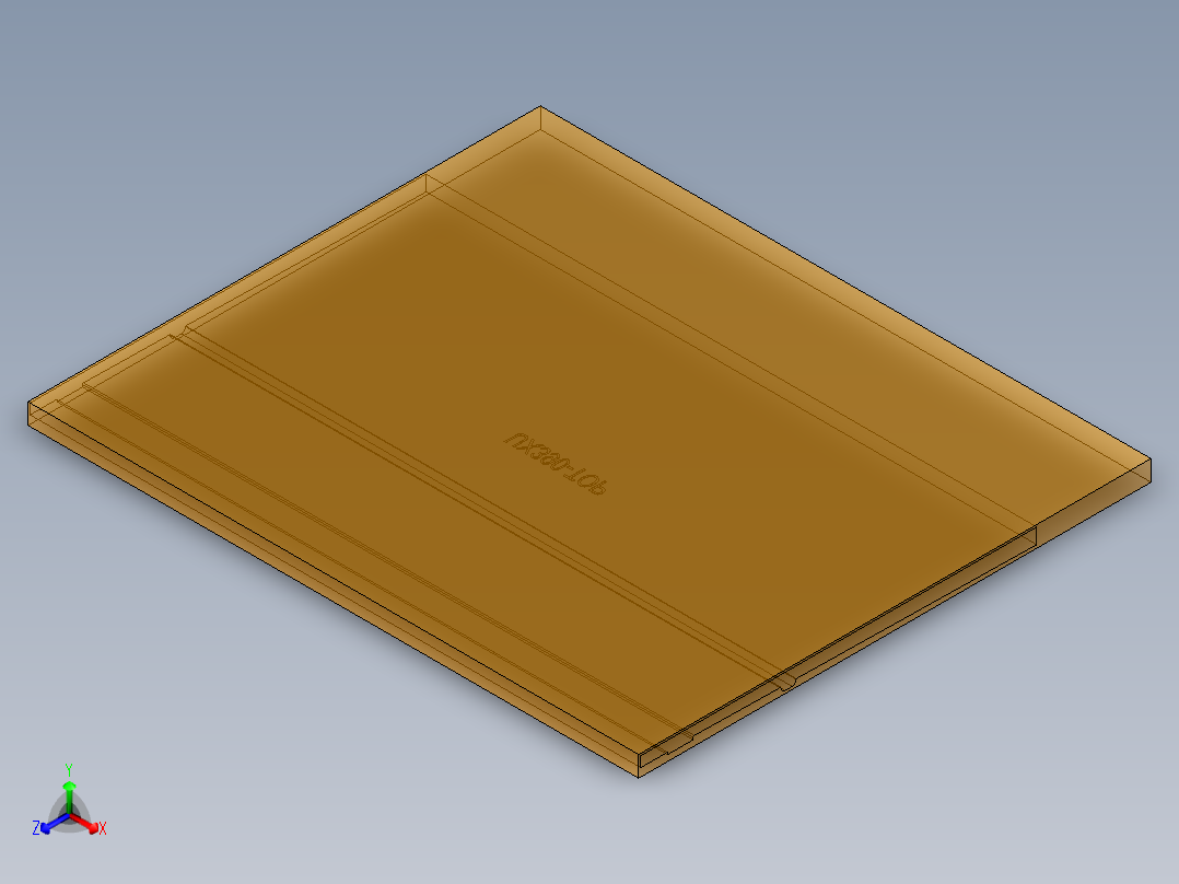 UX390-C-GXT正等轴测图