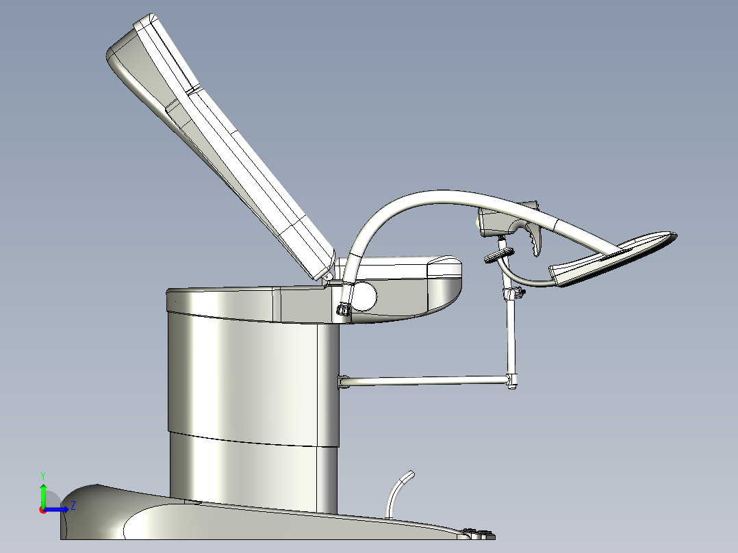 妇科检查椅左视图