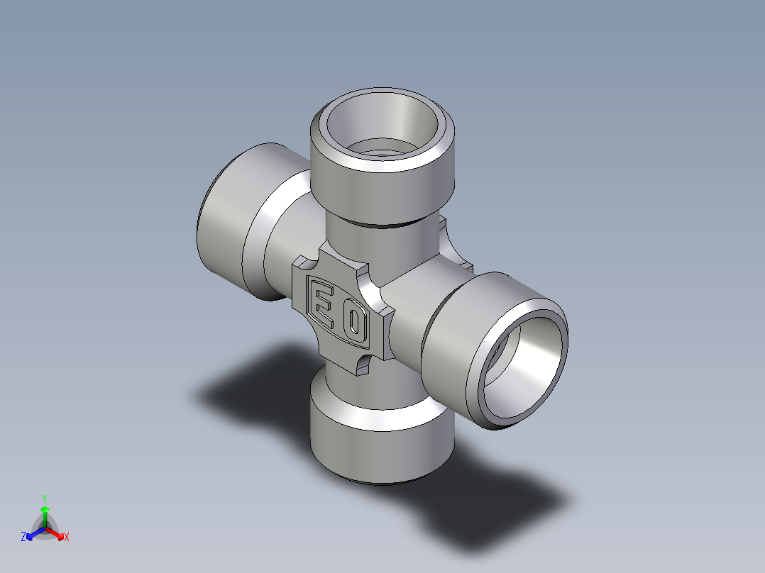 卡套式工业通用硬管接头EO_Union_cross_K10LCFX
