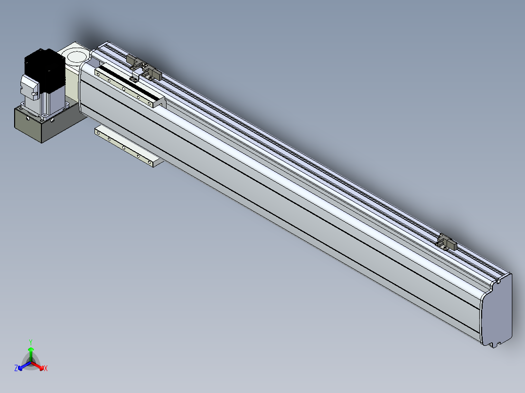 同步带滑台-半封闭B13H-L45-S700-LU-P40-D3