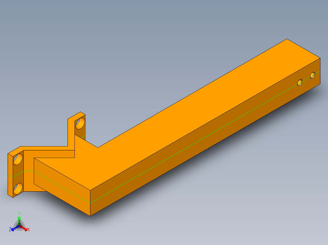 施肥犁地机正等轴测图