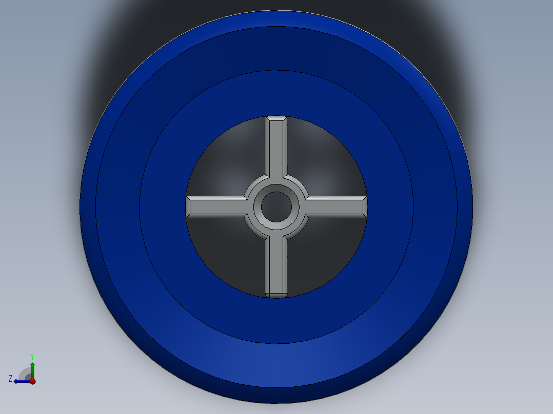 皮带轮-2--sw三维 3d模型设计图右视图