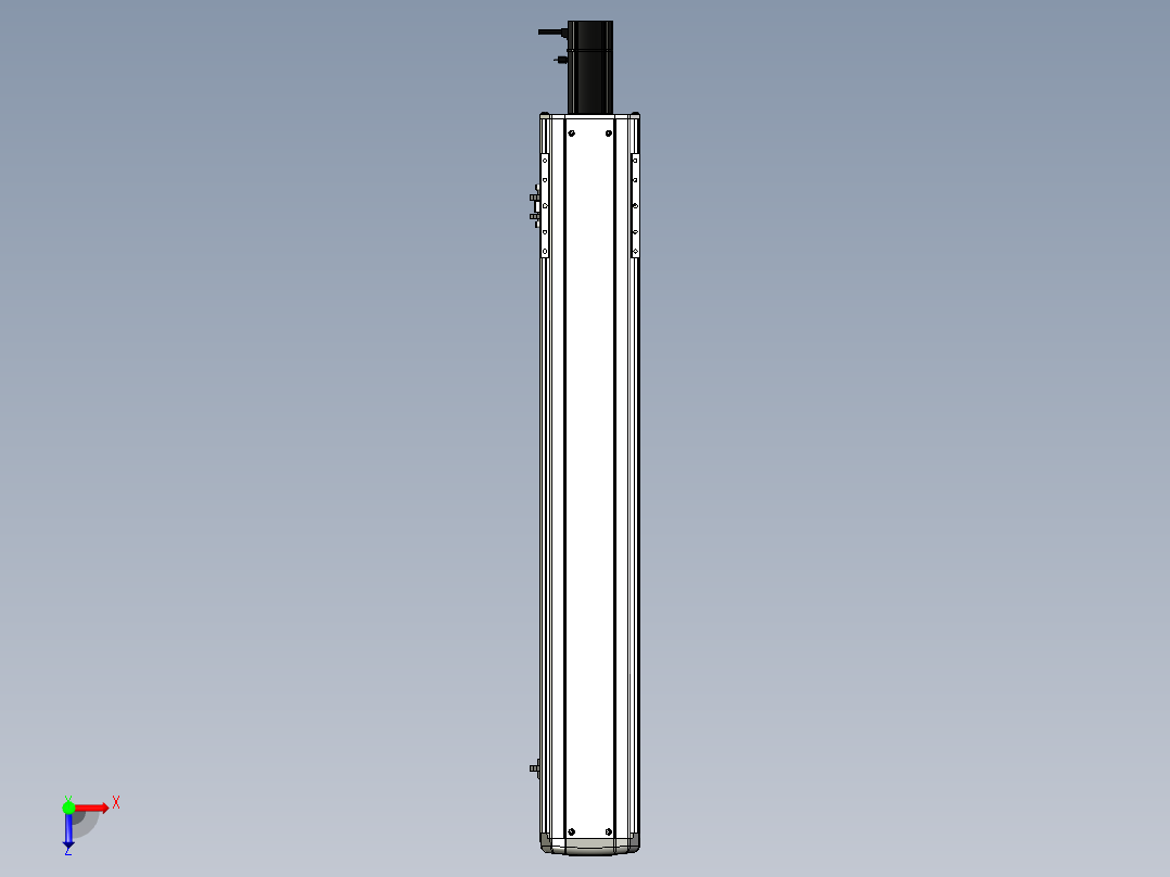 Toyo东佑达直线模组-ETH14-750-BC-200W+煞車俯视图