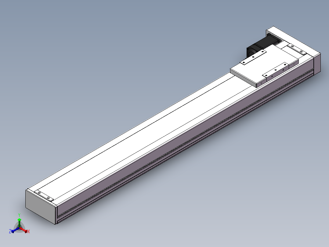 精密模组MC140-L05-850-BL-M200-C4正等轴测图