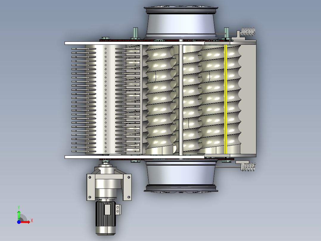 青饲料打捆机的设计【三维proe】前视图
