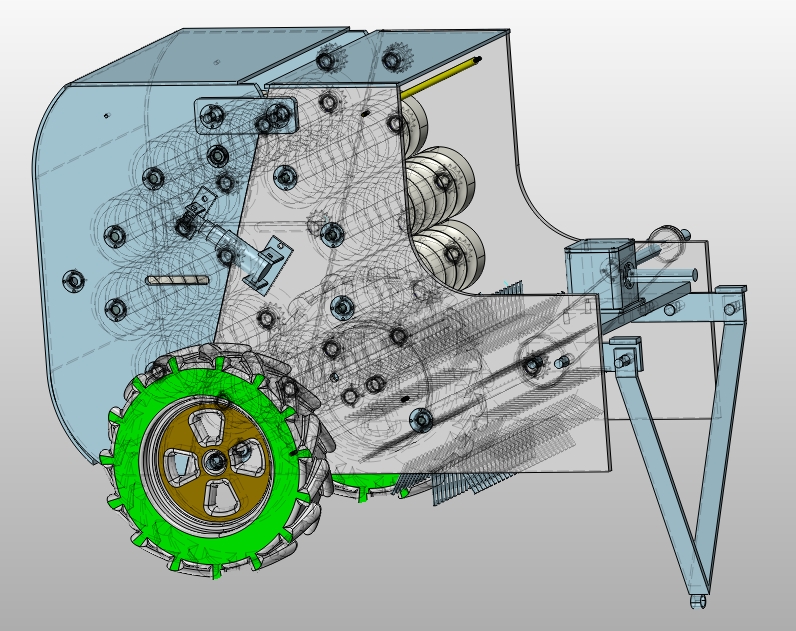 青饲料打捆机的设计【三维proe】