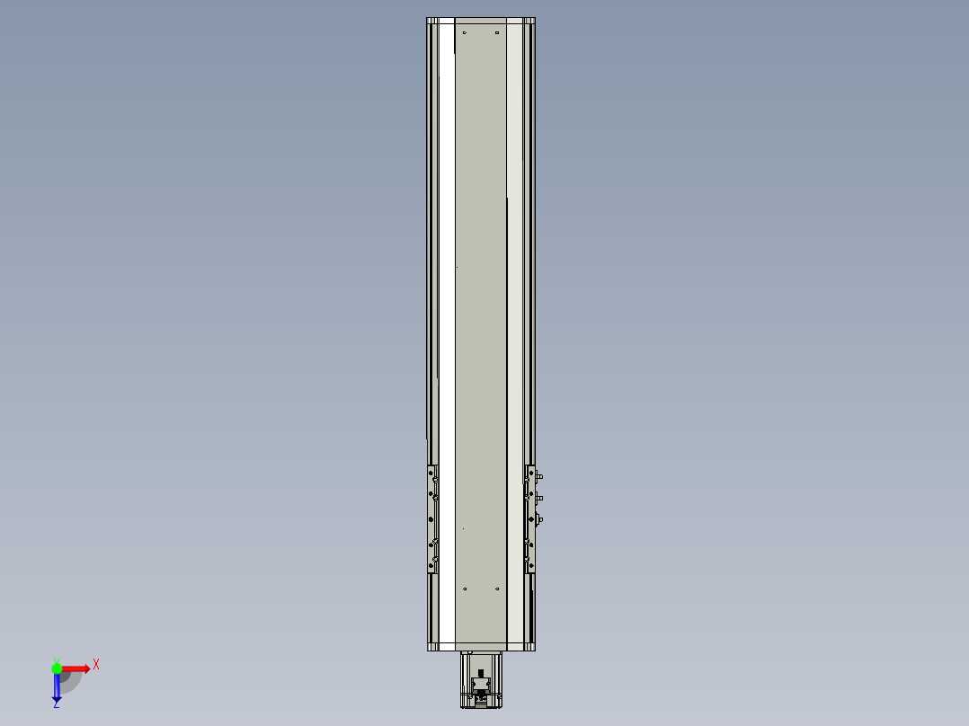 东锦丝杆传动-直线滑台模组DH210-C-L10-S800-BC-P750W-C3俯视图