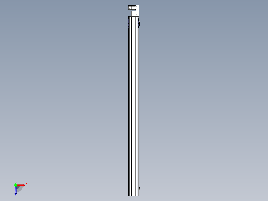 同步带滑台-半封闭B17H-L50-S2700-R-P75-D3俯视图