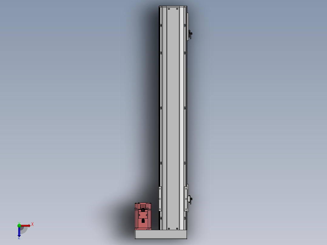 精密模组MY120-T10-600L-BR-P20B-C4-C俯视图