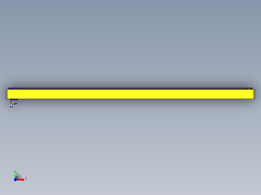 威洛博VL系列直线电机模组-VL14S1-S3400前视图