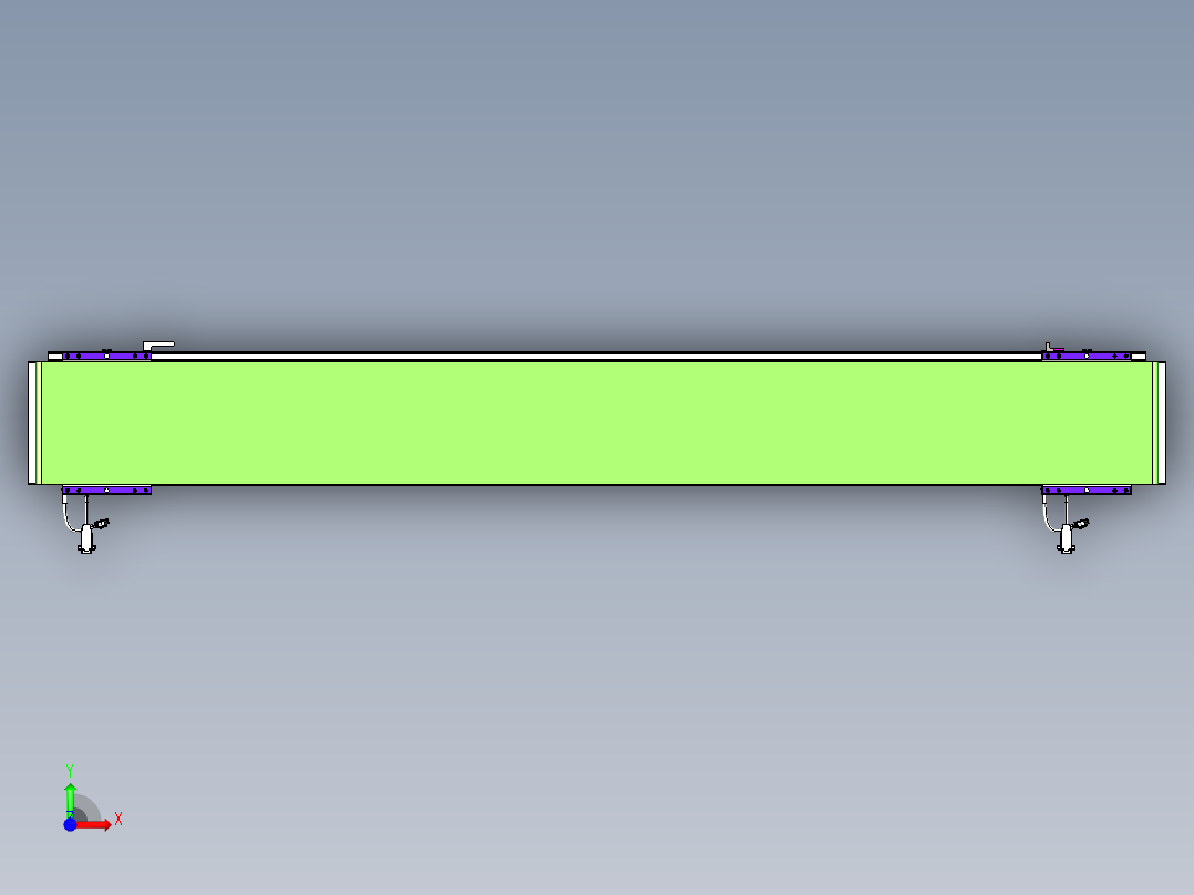 威洛博VL系列直线电机模组-2VL22H2-S1550前视图