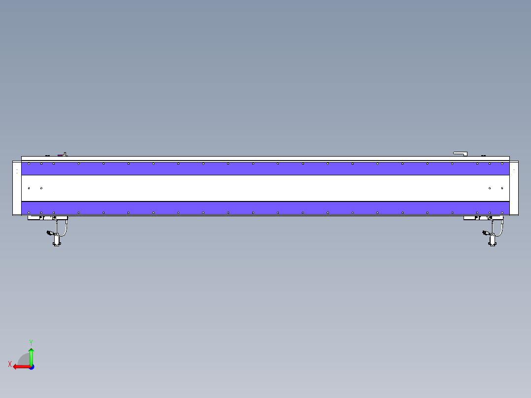 威洛博VL系列直线电机模组-2VL22H2-S1550后视图